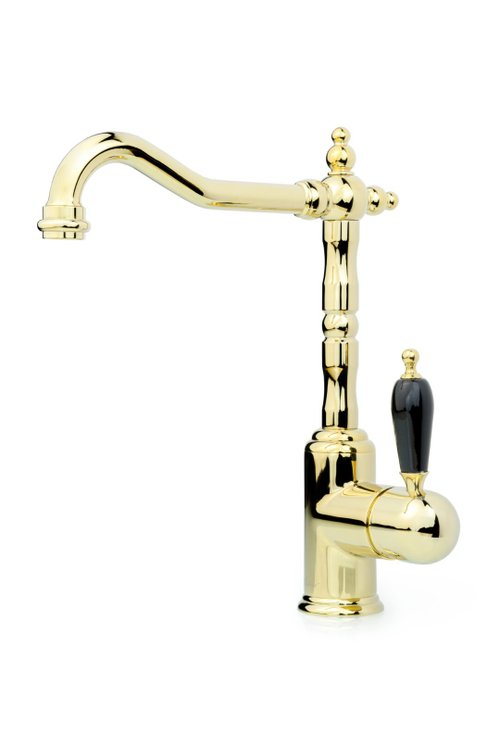 Boheme Смеситель для кухни TRADIZIONALE ORO черная керамика