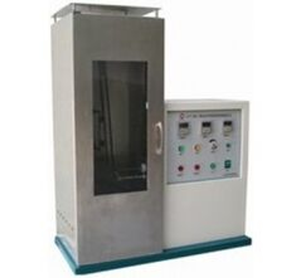 Textiles vertical burning test chamber ISO 6940 6941