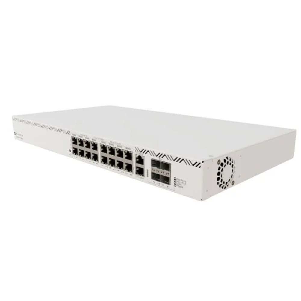 Коммутатор MikroTik CRS320-8P-8B-4S+RM Коммутатор стоечный, 17*1Gbit RJ45, 4*SFP+, PoE (1-16port) RouterOS v7