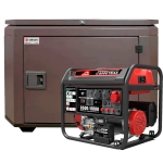 Генератор бензиновый SUNREKA G8500TEAX с кожухом Geon 1200 RAL 8019