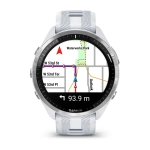 Умные часы Garmin Forerunner 965 Titanium White, спортивный ремешок "White" (010-02809-11)