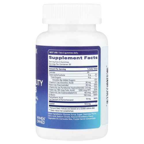 Pink Stork, Жевательные мармеладки для мужчин, для улучшения фертильности, с клубникой, 90 жевательных таблеток