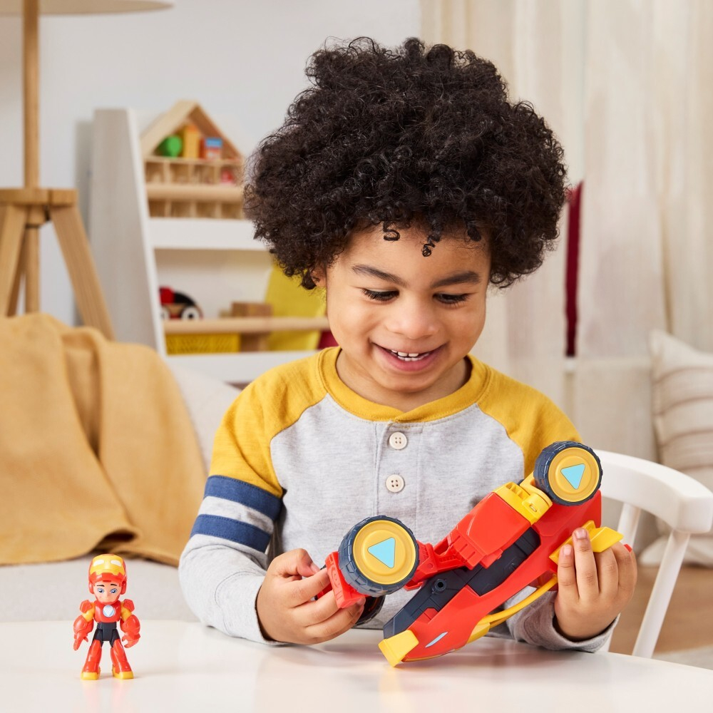Hasbro Железный человек и суперкоманда - Мех 2в1 IRON MAN + фигурка G1474