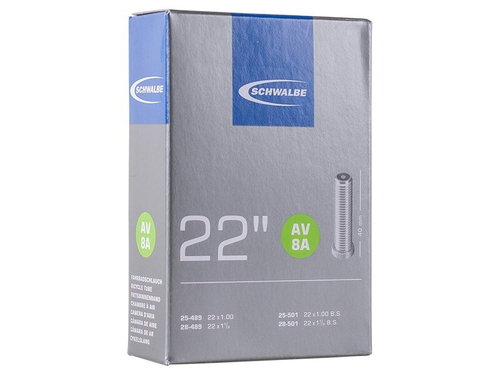 Камера 22" авто 22x1.00 AV8A 25/28-489 25/28-501 IB AGV 40mm. SCHWALBE
