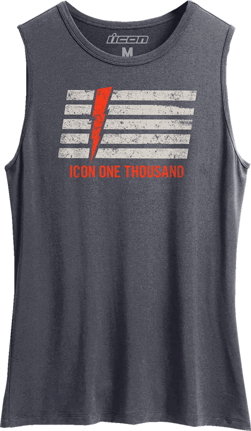 Women's Invasion Stripe Tank Top / Женский / Серый