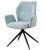 Стул ZUMBA. поворотно-возвратный 180гр,, голубой шинилл / Черный