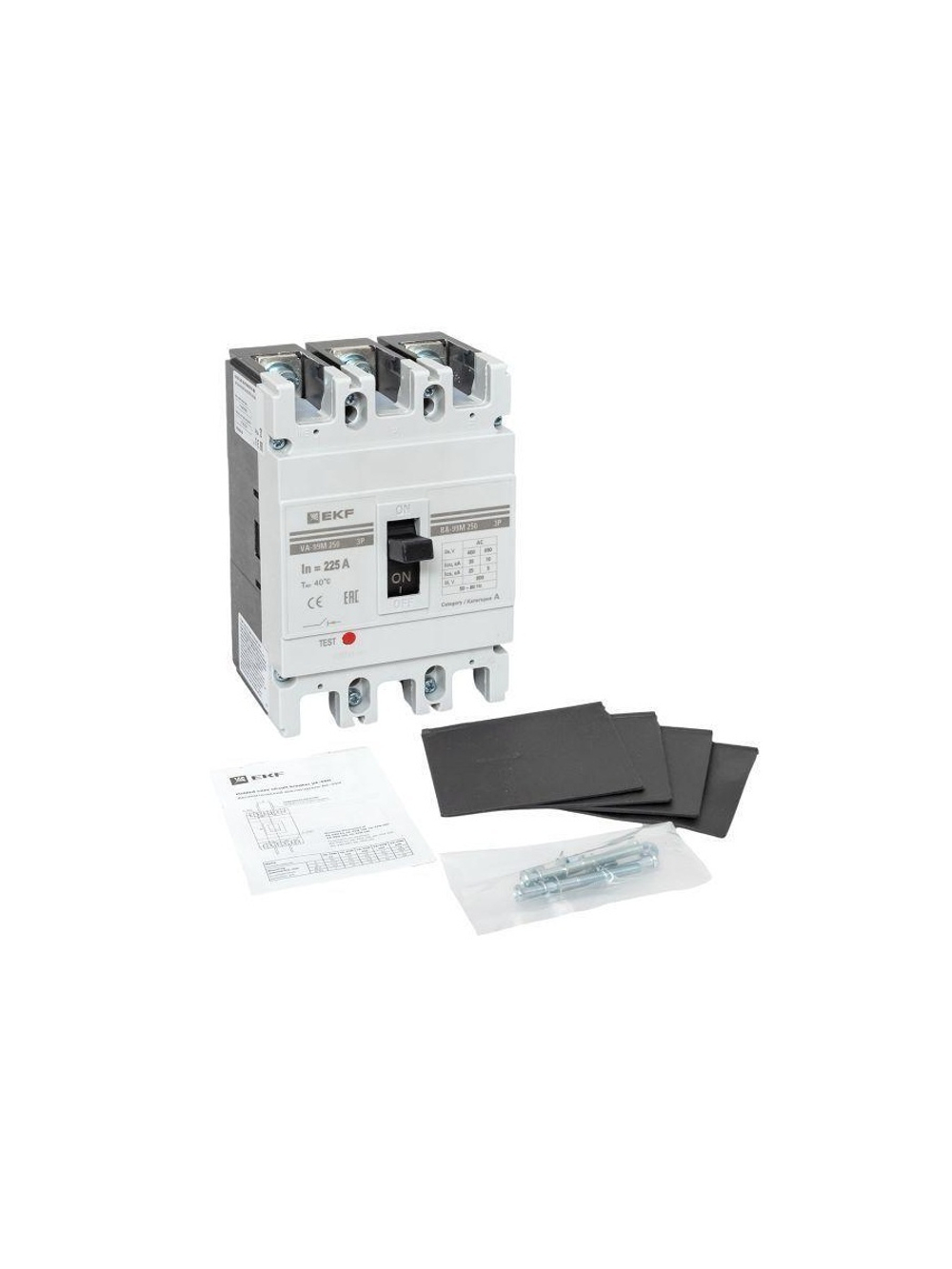 Выключатель автоматический 3п 250/225А 35кА ВА-99М PROxima EKF mccb99-250-225m