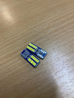 Светодиодная лампа, Т10 (W5W), 24 диода, 12-24В (1 шт.) -