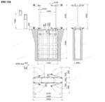 Плунжерный подъёмник г/п 3,5 т SRI110K (SDI110NK)