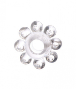 Эрекционное прозрачное кольцо на пенис "Цветок" (Цвет: прозрачный)