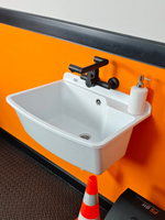 Пластиковая техническая раковина MAXIMUS WHITE