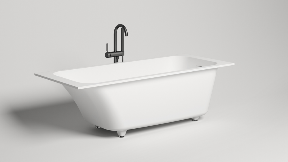 Ванна встраиваемая ORLANDO_KIT 180 глянцевая S-Sense