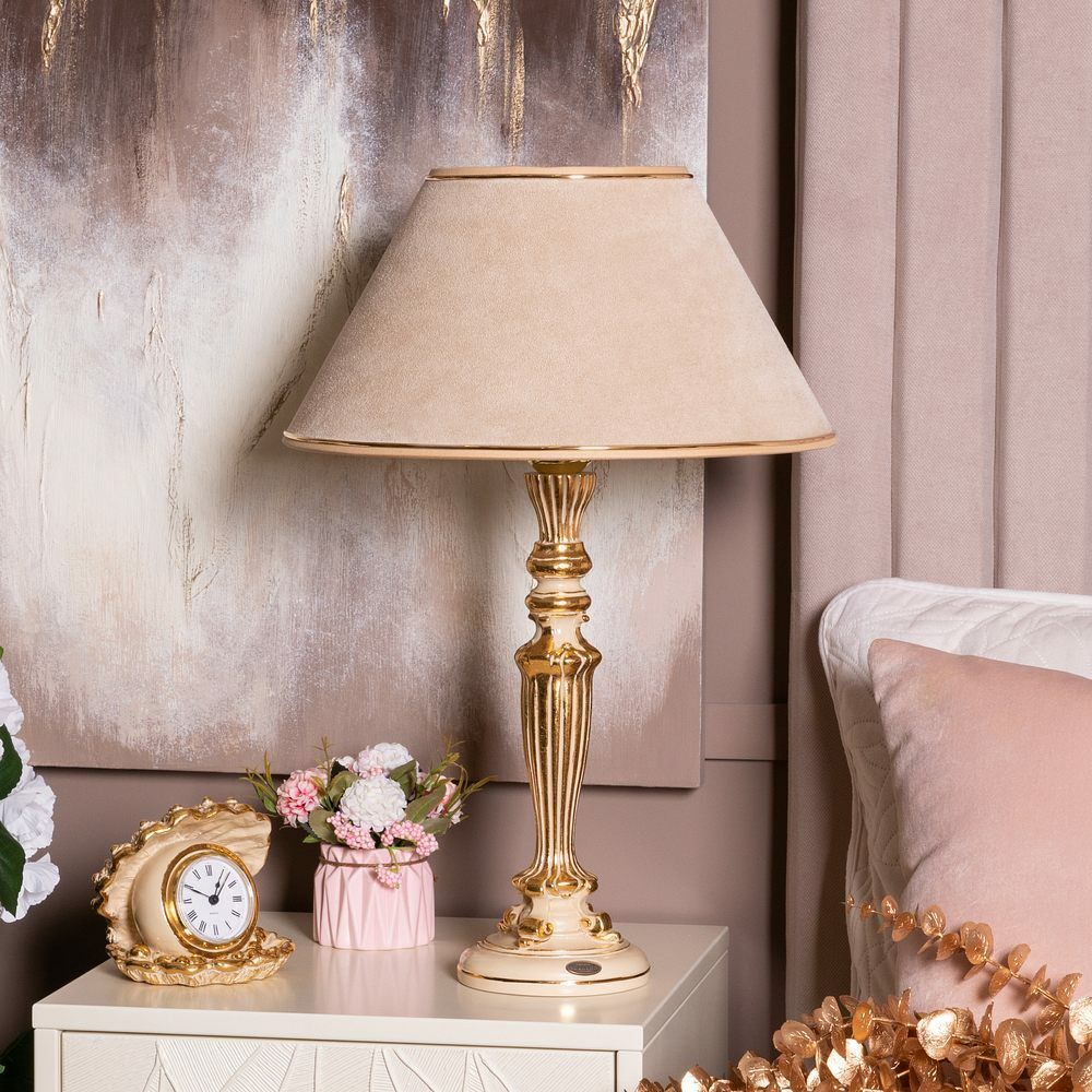 Настольная лампа Богемия Айвори