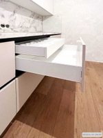 Кухня на заказ со встроенной техникой