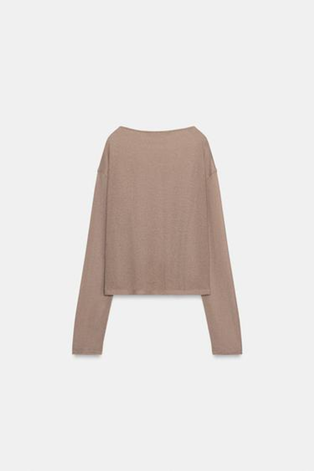 СВИТЕР С РУСТИКАЛЬНЫМ АЖУРНЫМ УЗОРОМ - ZARA