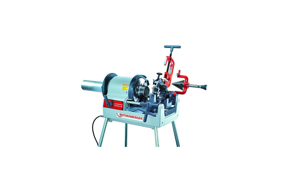 Станок Rothenberger SUPERTRONIC 4 SE для нарезки резьбы (1/2-4") BSPT с автоматической резьбонарезной головкой
