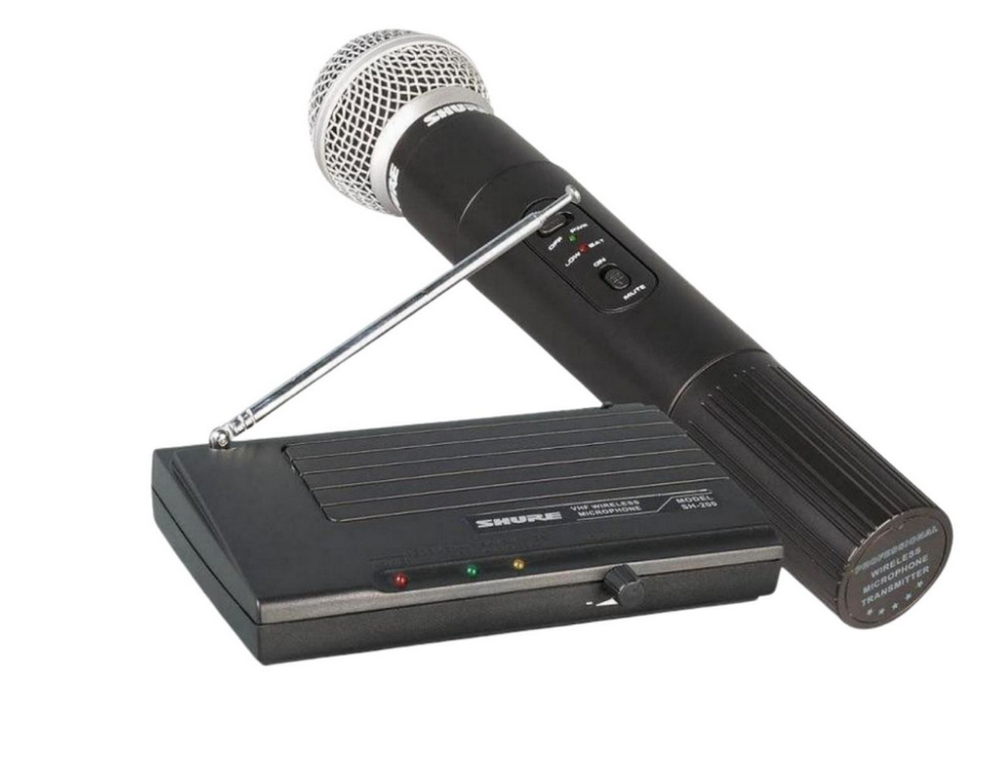 Микрофон беспроводной SHURE SH-200 (караоке)