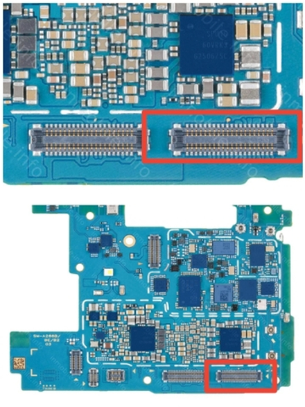 Samsung Galaxy A26 (SM-A266B) - FPC коннектор дисплея (на плату)