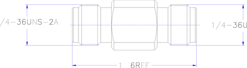 LF-3.5-FF-33G, Коаксиальный переходник (3.5 mm)