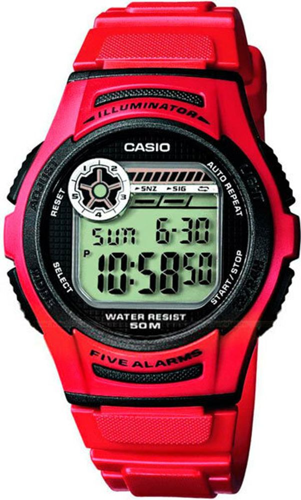 Японские наручные часы Casio Collection W-213-4A