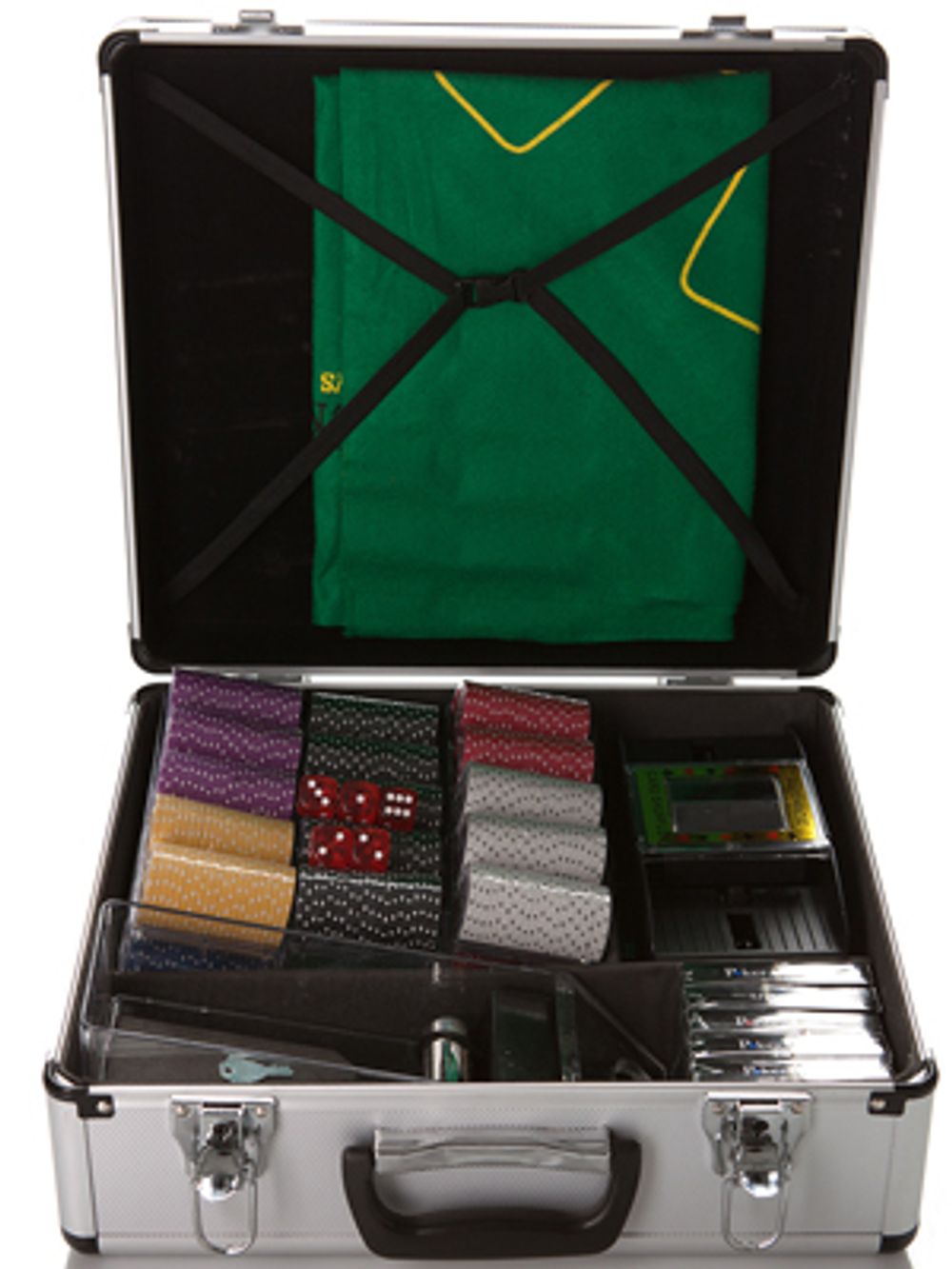 Набор для игры в покер и блэк-джек Tournament на 600 фишек