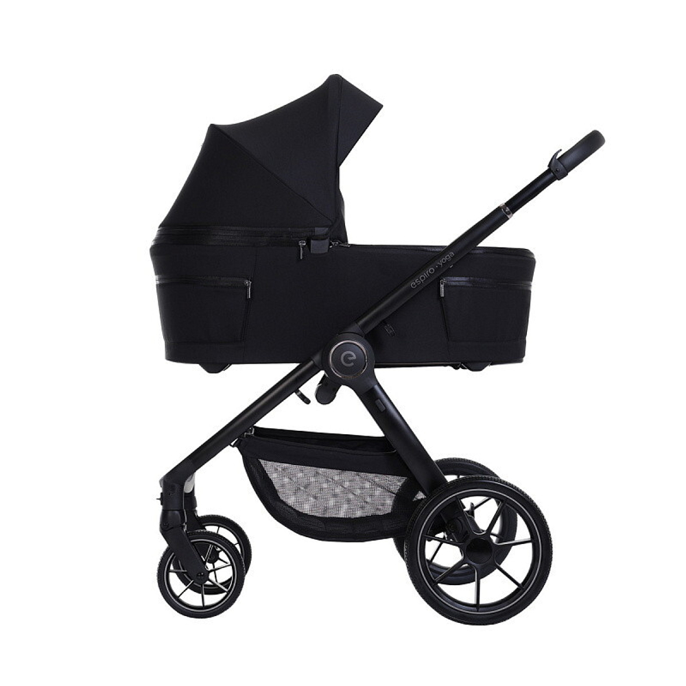 Детская коляска 3 в 1 Espiro Yoga 2025 и автокресло Pi Graphite 111 calm evening voice of nature / Графитовый (Graphite 117)