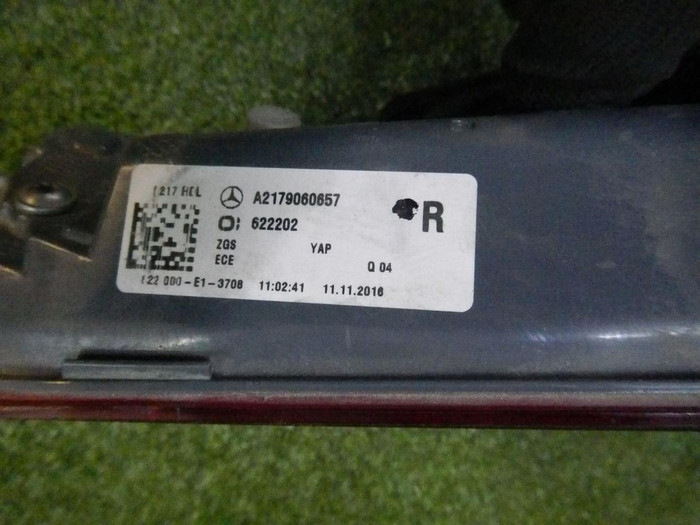 Фонарь правый внутренний Mercedes S C217 (2013-2017)