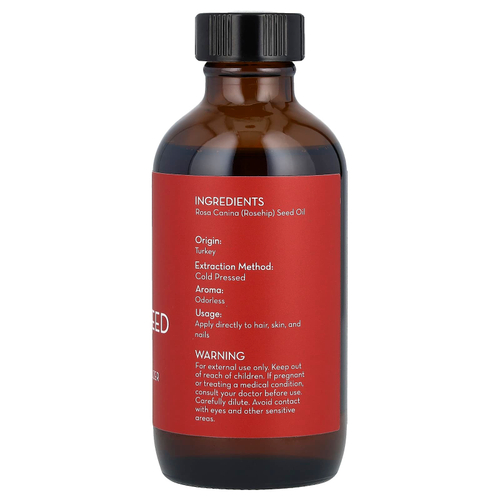 Pure Body Naturals, Масло семян шиповника, 118 мл (4 жидк. унц.)