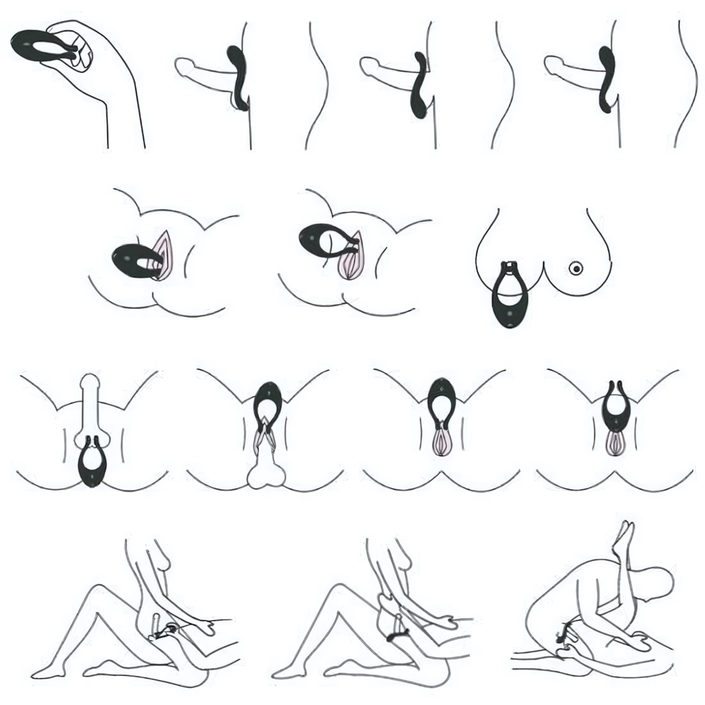 Чёрный многофункциональный стимулятор для пар Satisfyer Endless Joy (Цвет: черный)