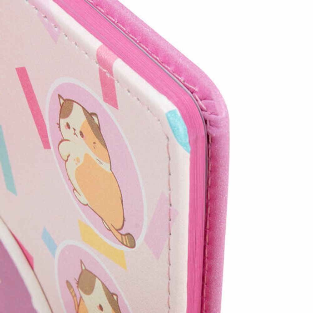 Дневник 1-4 класс 48 л., кожзам (твердая), застежка, ЮНЛАНДИЯ, "Котики", 106941