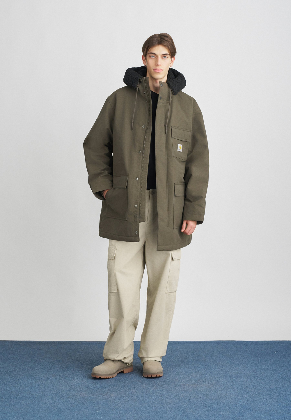 Carhartt WIP SIBERIA - Зимнее пальто - Коричневый
