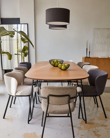 Стул Ciselia бежевый шенилл