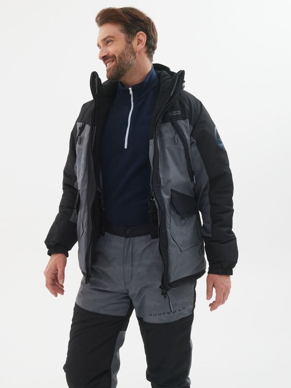 Костюм зимний Горка-Люкс ткань Breathable Camo цвет Серый