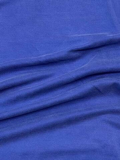 Трикотаж купра с эластаном синий