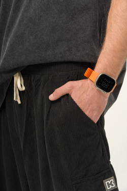 Брюки KUL'TURA Velveteen Cargo Черный