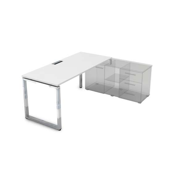 НСТП-О.985 Стол рабочий, прямолинейный три опоры, правый (1800*800*750)