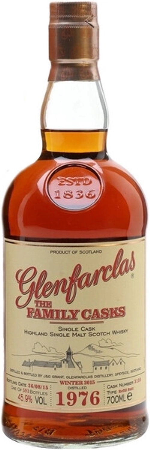 Виски Glenfarclas 1976 Family Casks, 0.7 л