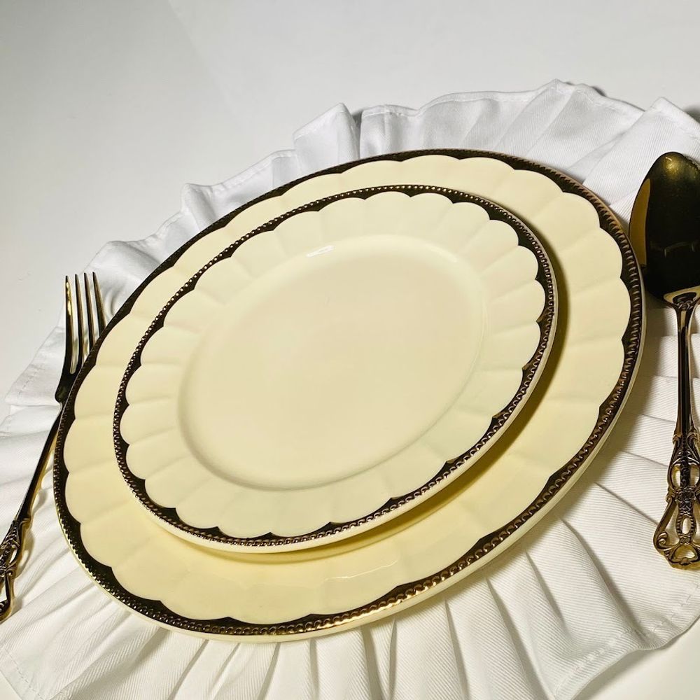 Lenardi 205-932 Набор из 6 тарелок 27см ИМПЕРИАЛ ЗОЛОТО в под.уп.(х6) Фарфор