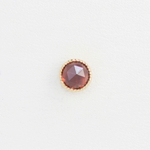 Grisant Cab tops with rose cut stone