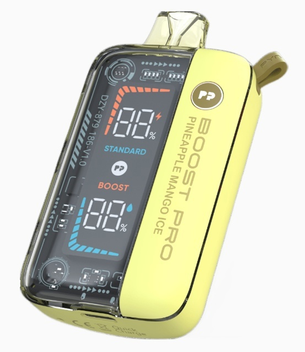 Pyne pod Boost Pro Ананас манго лёд 15000 затяжек 20мг (2%)