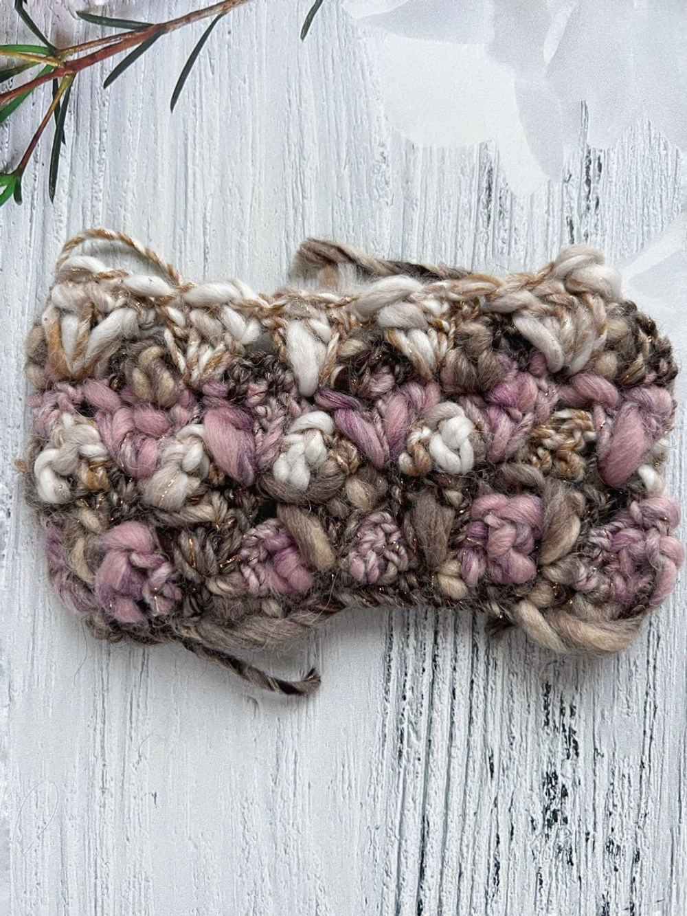 Трикотажная пряжа для вязания MORELINO толстая шишибрики