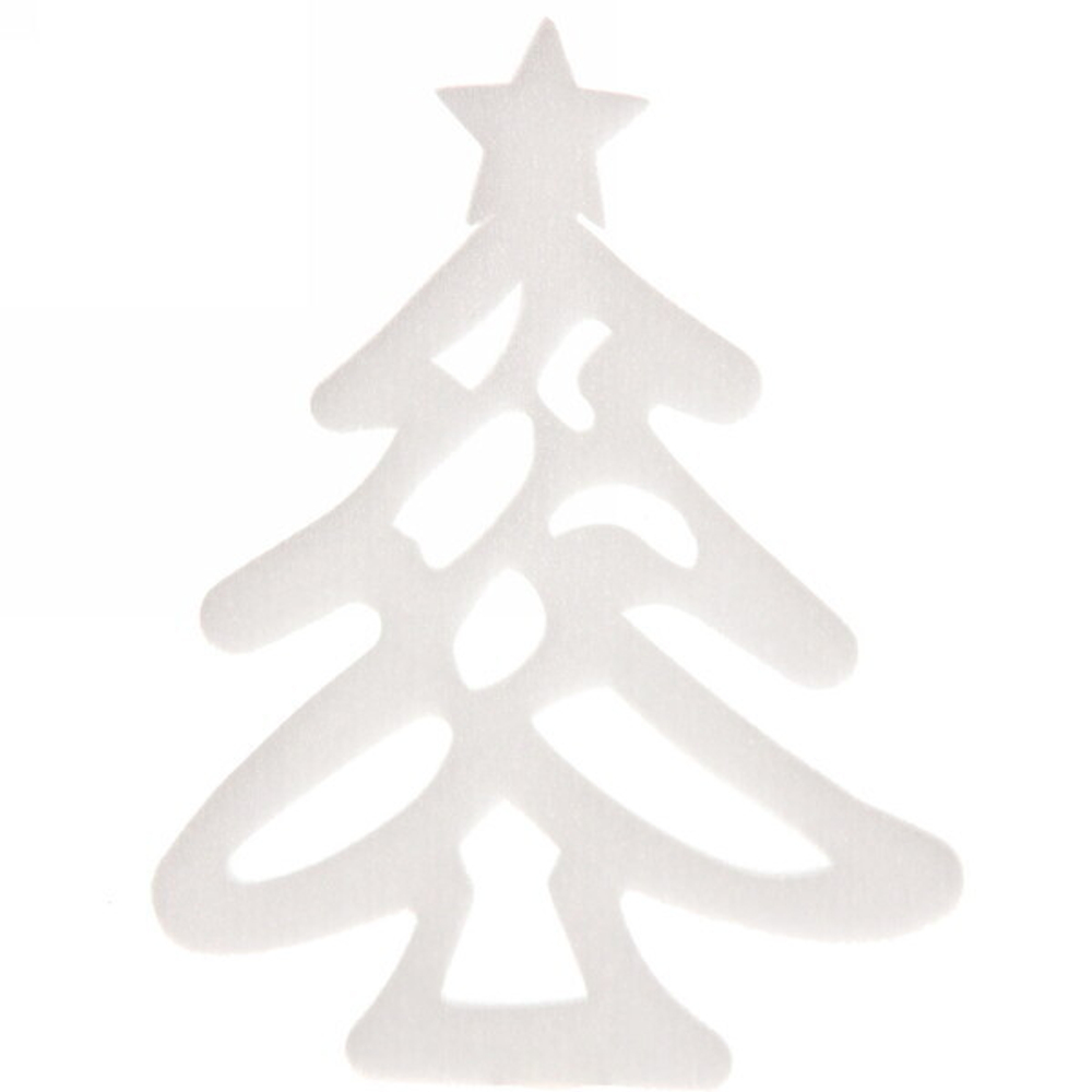 Украшение новогоднее «Нарядные ёлочки» (набор 5 шт) , 18*14 см