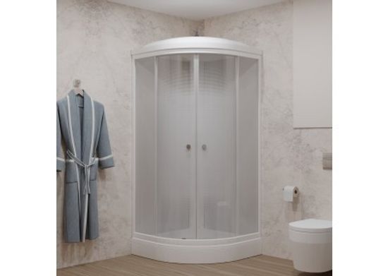 Душевая кабина ЛАЙТ А ,низкий поддон,  90х90