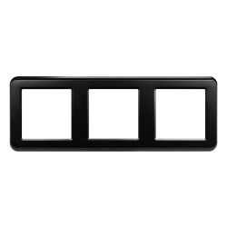 Рамка пластиковая FRM-VERSA-PL-3-BK (Arlight, -) 043784