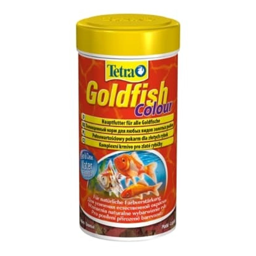 TetraGoldfish Colour 100мл корм в хлопьях для улучшения окраса золотых рыб