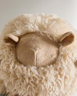 ZARA HOME НОВОГОДНИЙ ОГРАНИЧИТЕЛЬ ДЛЯ ДВЕРИ «ОВЕЧКА», ЭКРЮ