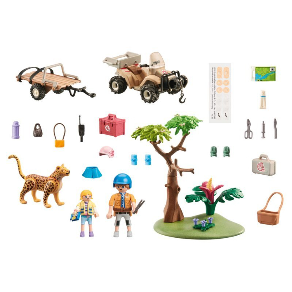 Playmobil - Квадроцикл для спасения животных Wiltopia 71011X
