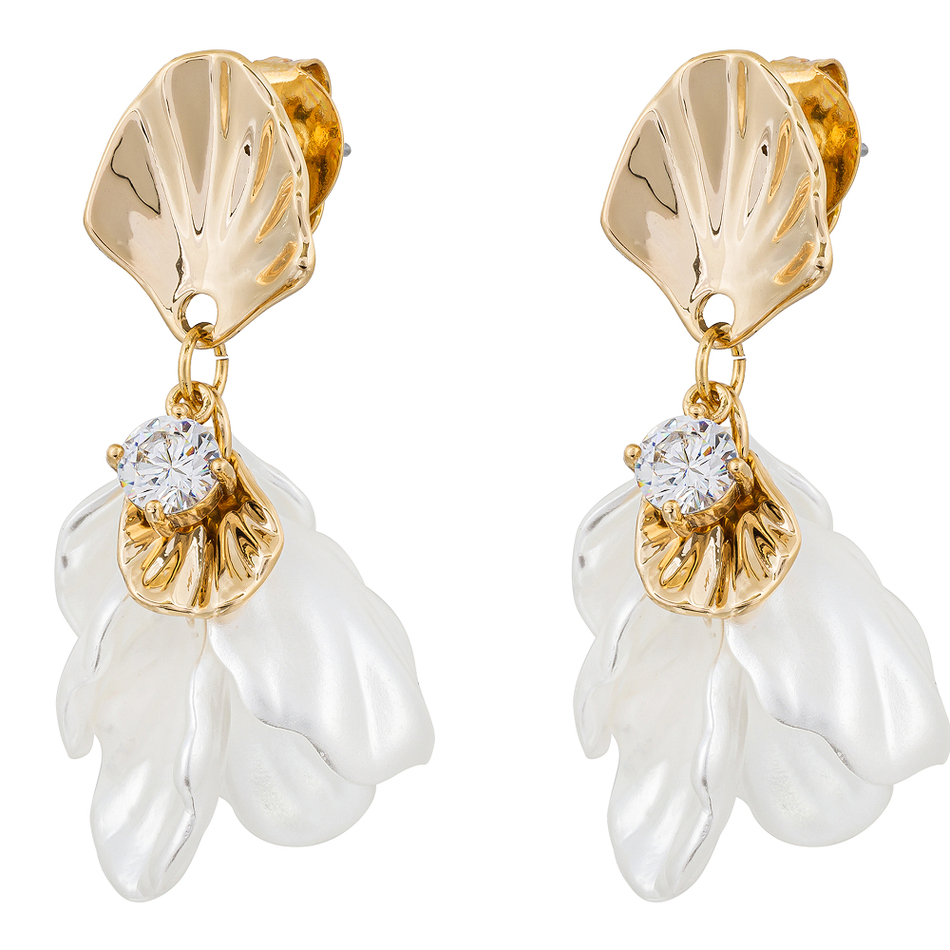 Серьги Fiore Luna IMITATION MOTHER-OF-PEARL ABE25644-01 G