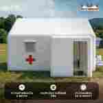 Модуль пневмокаркасный медицинский «Быстрая помощь» из ПВХ 2,5×2,5×2,5 м, дезинфекция