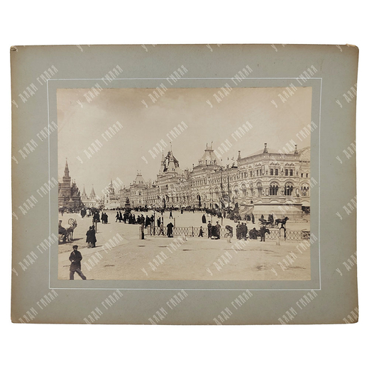 Павлов П. П. Фотография Вид на Верхние торговые ряды (ныне ГУМ). 1890-1900-е гг.